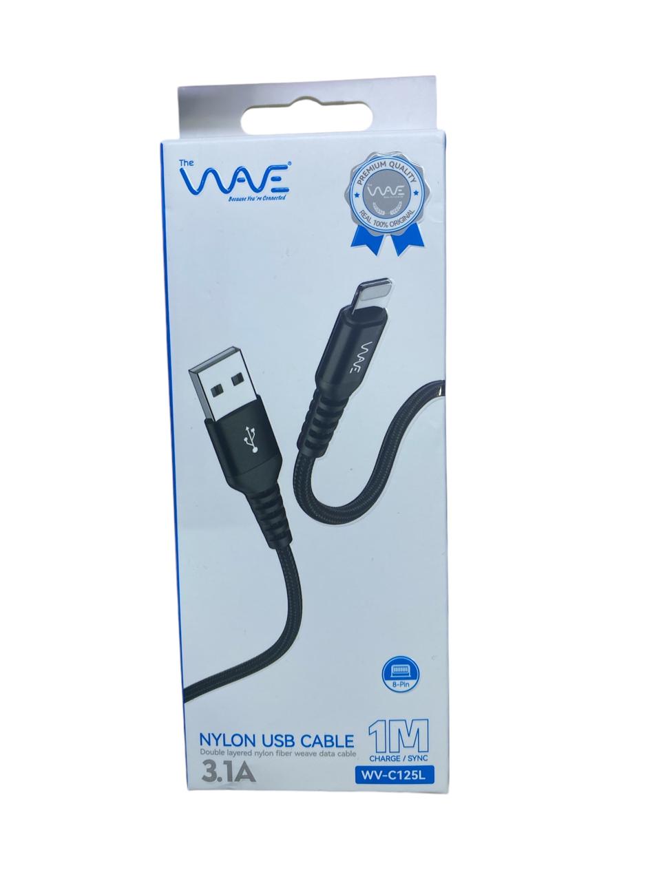 Wave WV-C125L USB to Lightning Fast Charging Cable Wave WV-C125L USB to Lightning Fast Charging Cable